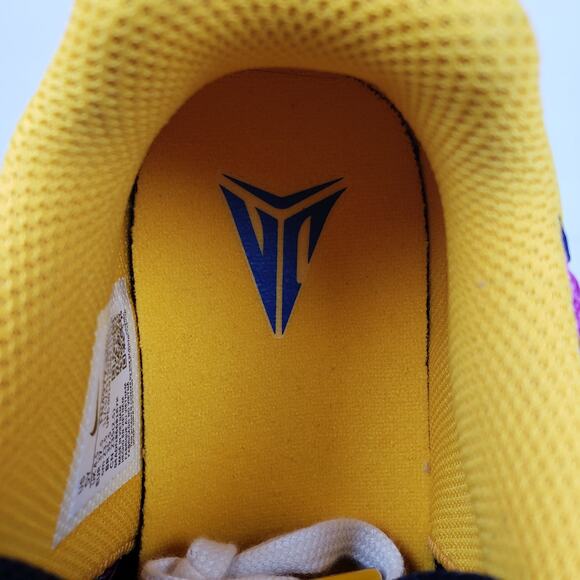 Nike JA 1 SE "Welcome To Camp" Youth Sz 5Y Womens Sz 6.5 Navy Purple Gold Shoes - Picture 10 of 11